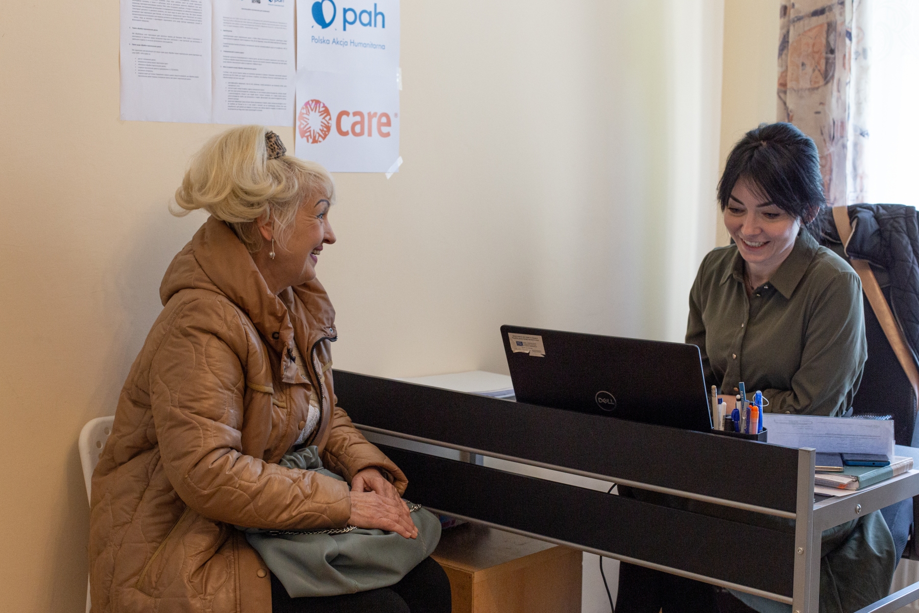 Registration to the financial assistance programme for Ukrainian refugees in Poland conducted in cooperation with Emic Foundation in Toruń (28.04.2023)